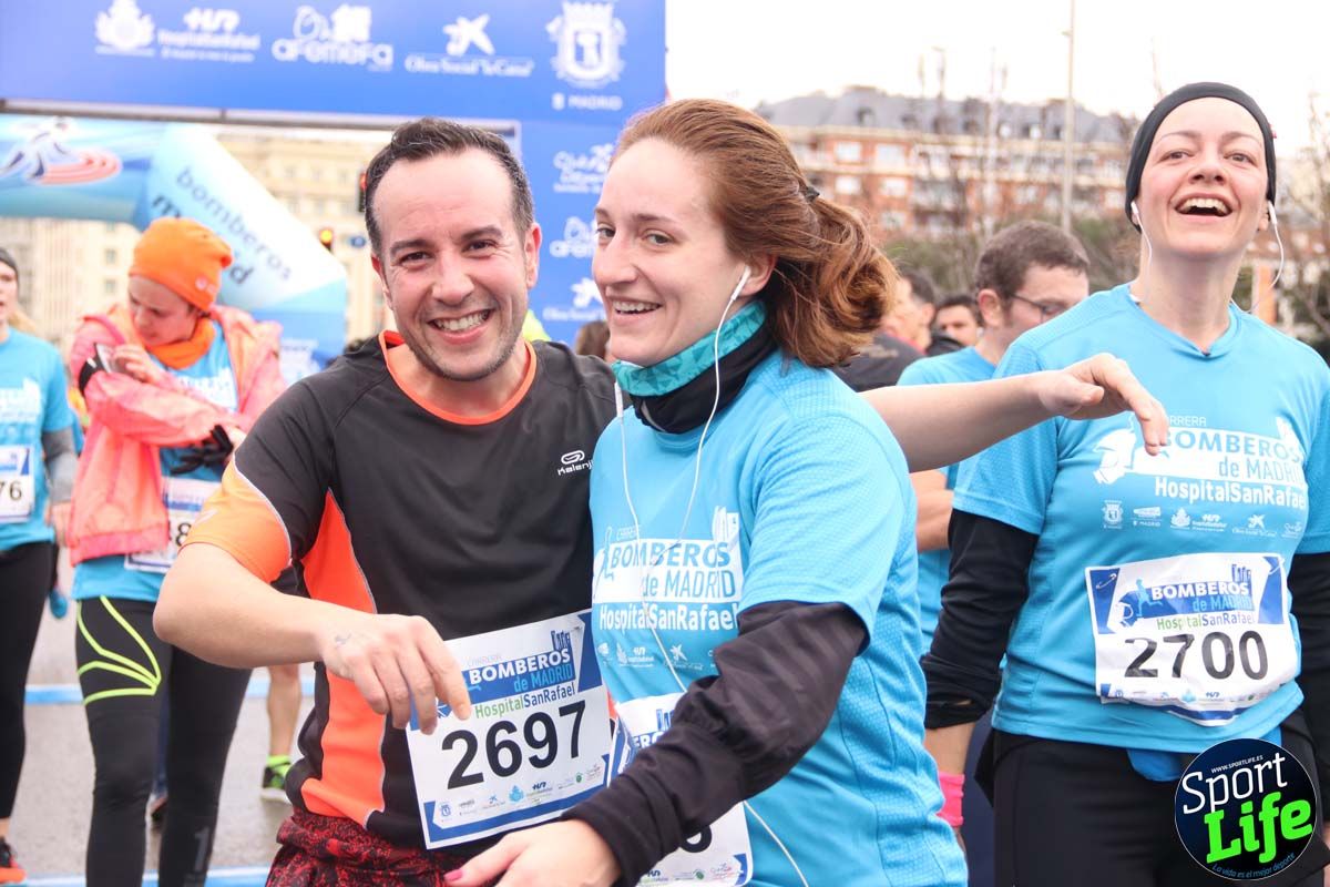 Carrera de Bomberos de Madrid-Hospital San Rafael meta 7, del minuto 55 a 1h