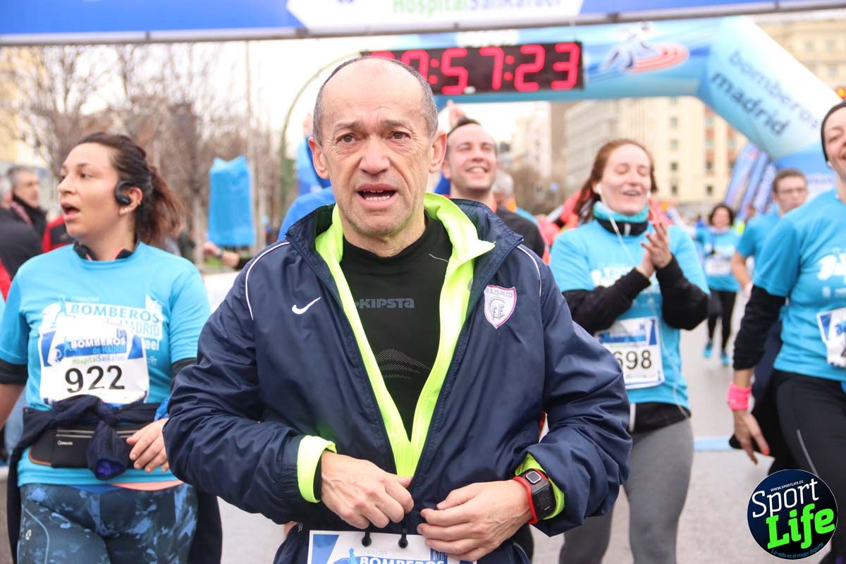 Carrera de Bomberos de Madrid-Hospital San Rafael meta 7, del minuto 55 a 1h