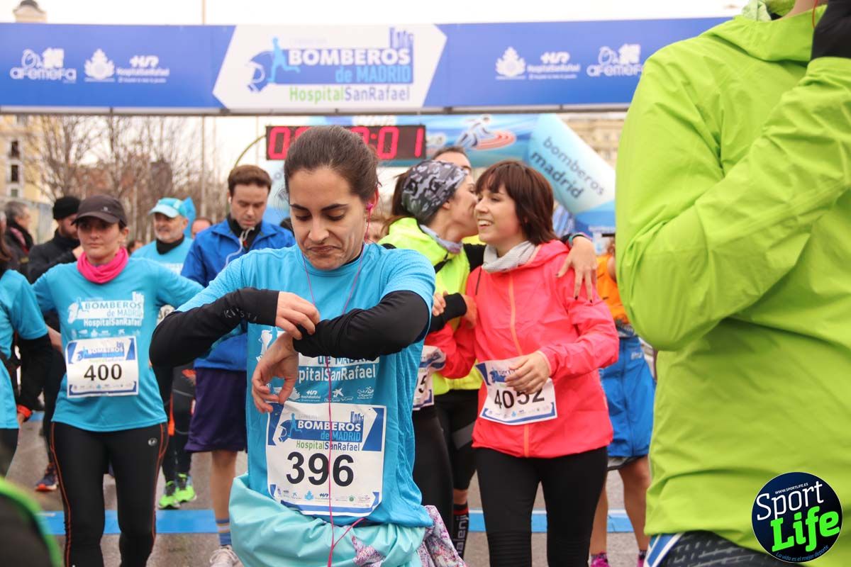Carrera de Bomberos de Madrid-Hospital San Rafael meta 7, del minuto 55 a 1h