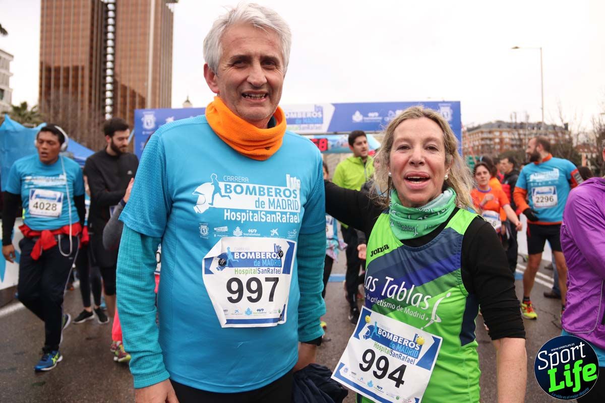 Carrera de Bomberos de Madrid-Hospital San Rafael meta 7, del minuto 55 a 1h