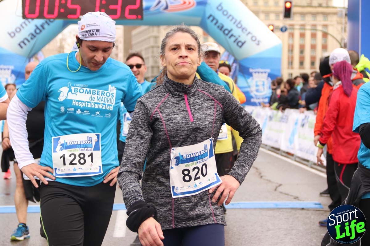 Carrera de Bomberos de Madrid-Hospital San Rafael meta 7, del minuto 55 a 1h