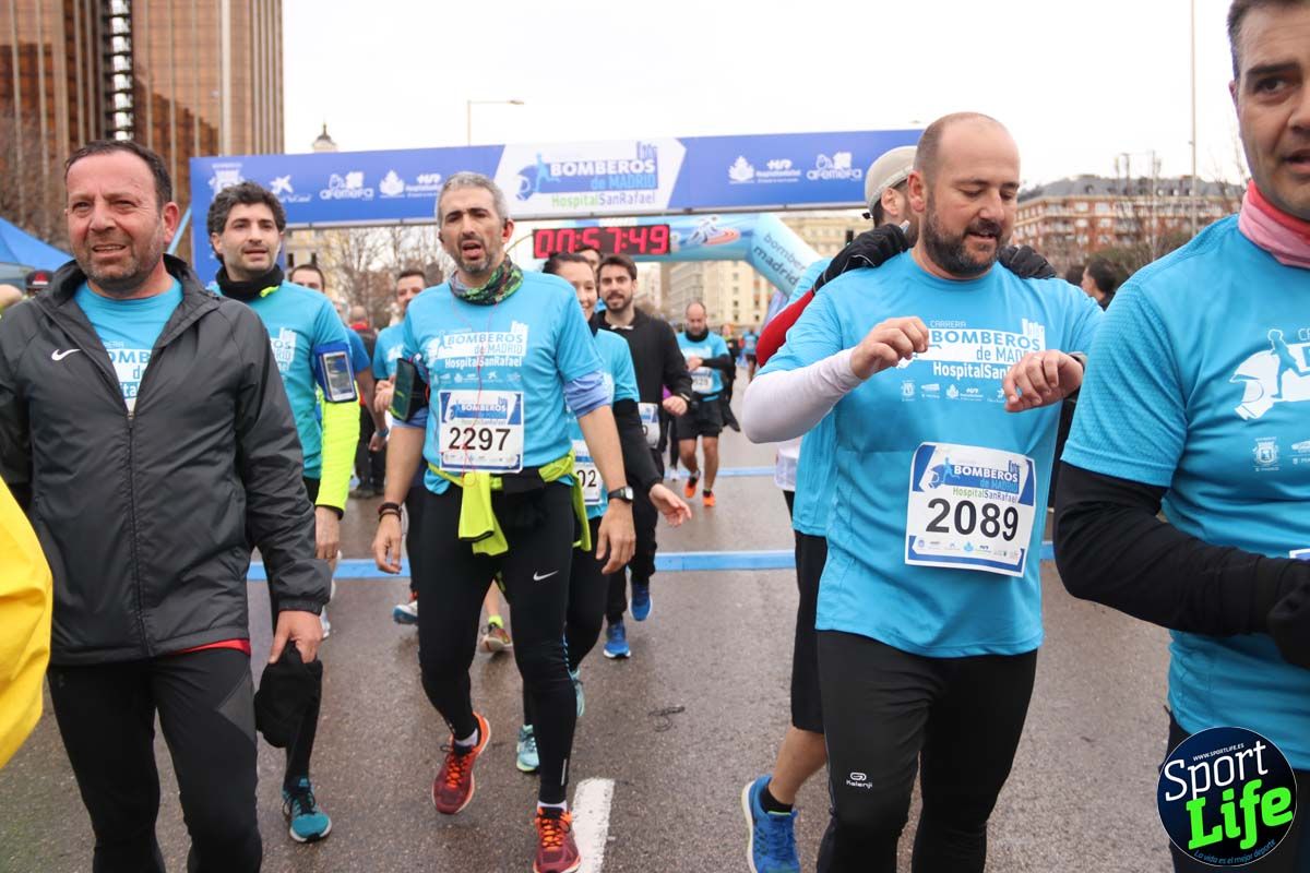 Carrera de Bomberos de Madrid-Hospital San Rafael meta 7, del minuto 55 a 1h