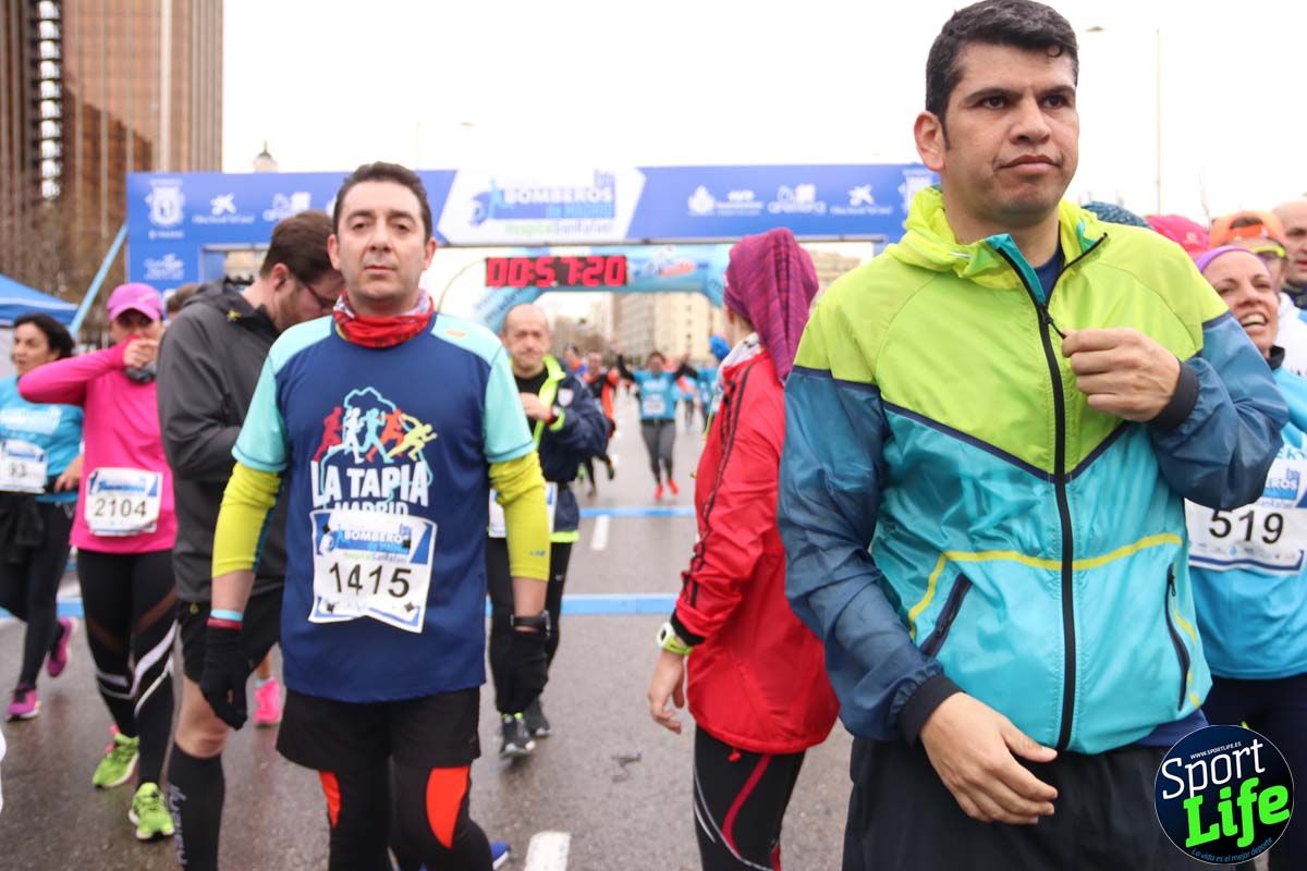 Carrera de Bomberos de Madrid-Hospital San Rafael meta 7, del minuto 55 a 1h