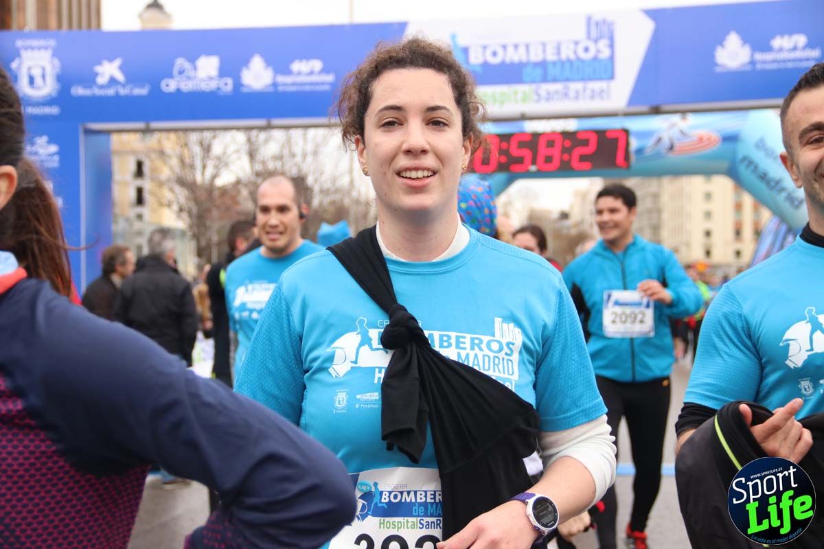 Carrera de Bomberos de Madrid-Hospital San Rafael meta 7, del minuto 55 a 1h