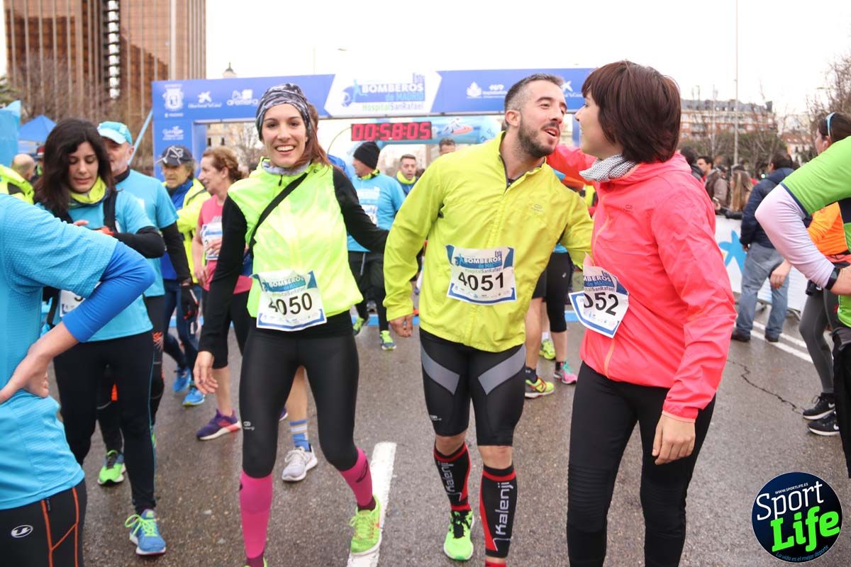 Carrera de Bomberos de Madrid-Hospital San Rafael meta 7, del minuto 55 a 1h