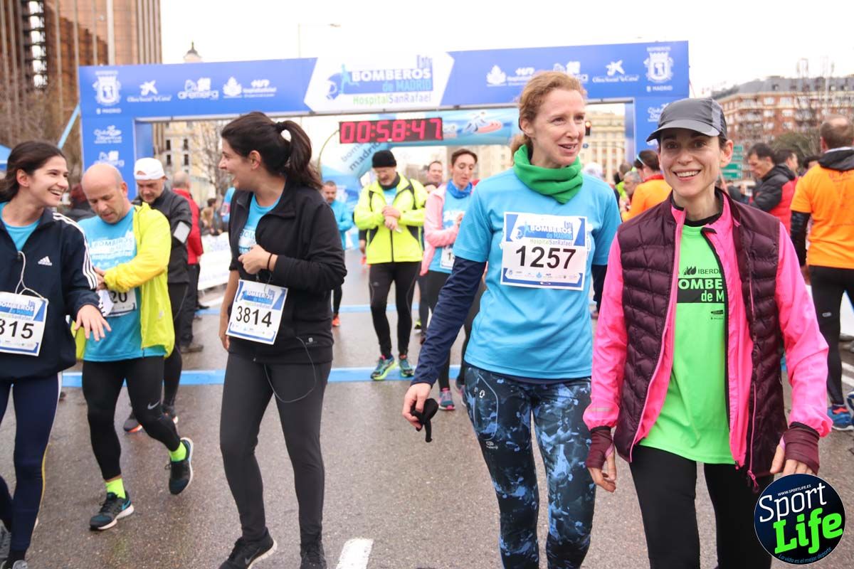 Carrera de Bomberos de Madrid-Hospital San Rafael meta 7, del minuto 55 a 1h
