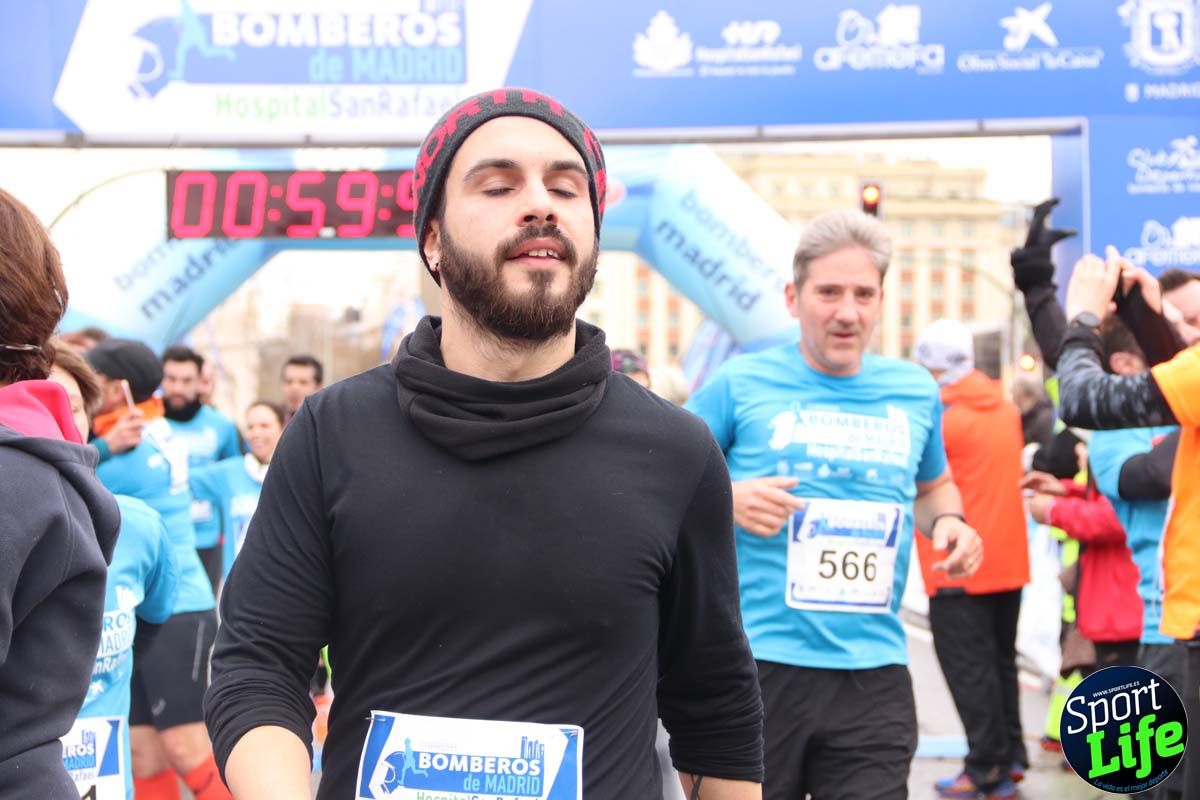Carrera de Bomberos de Madrid-Hospital San Rafael meta 7, del minuto 55 a 1h