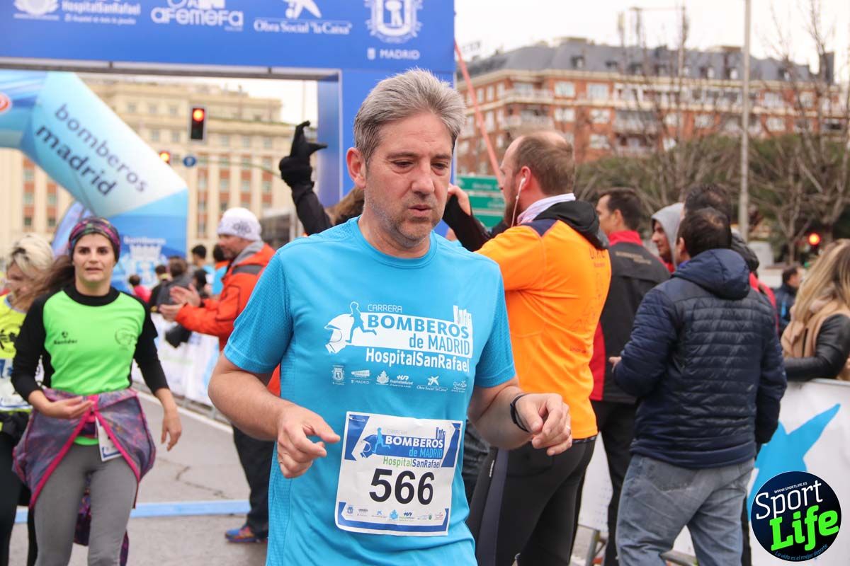 Carrera de Bomberos de Madrid-Hospital San Rafael meta 7, del minuto 55 a 1h