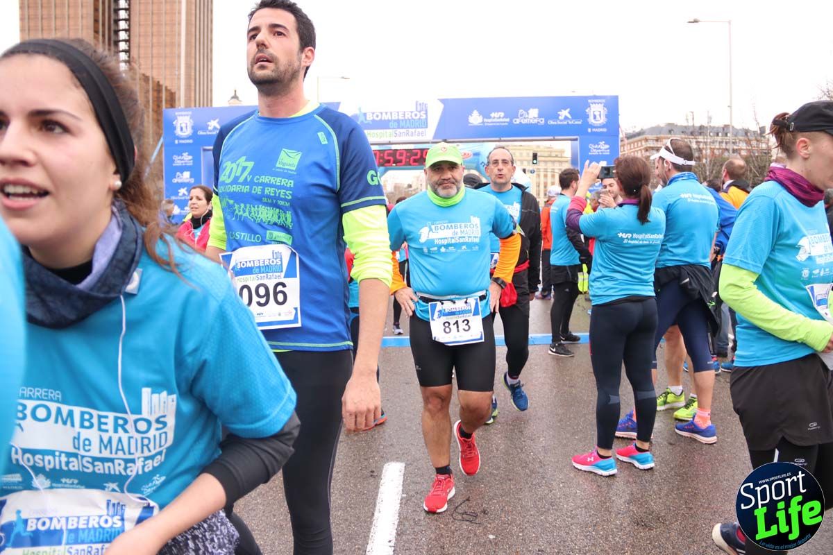 Carrera de Bomberos de Madrid-Hospital San Rafael meta 7, del minuto 55 a 1h