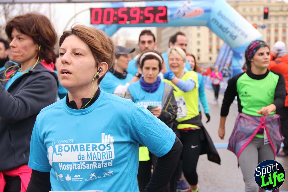 Carrera de Bomberos de Madrid-Hospital San Rafael meta 7, del minuto 55 a 1h