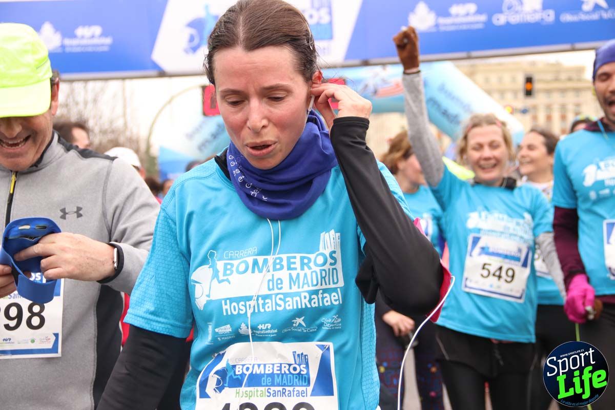 Carrera de Bomberos de Madrid-Hospital San Rafael meta 7, del minuto 55 a 1h