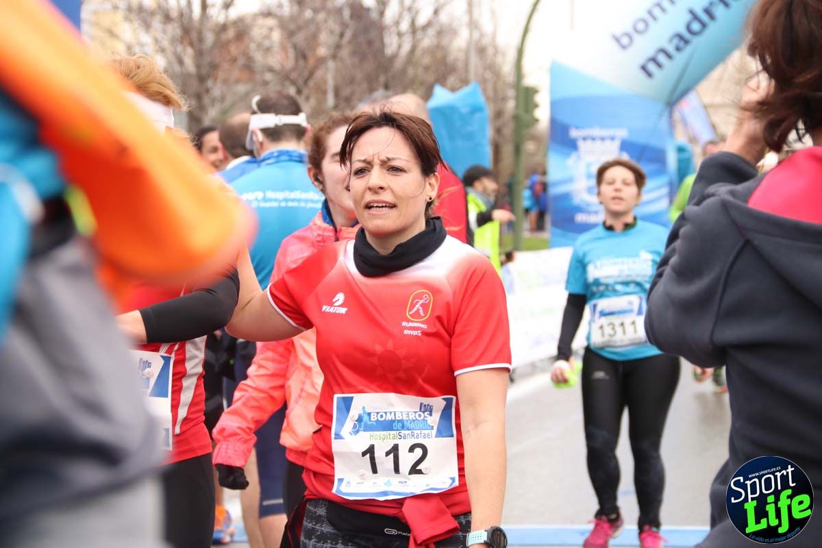 Carrera de Bomberos de Madrid-Hospital San Rafael meta 7, del minuto 55 a 1h