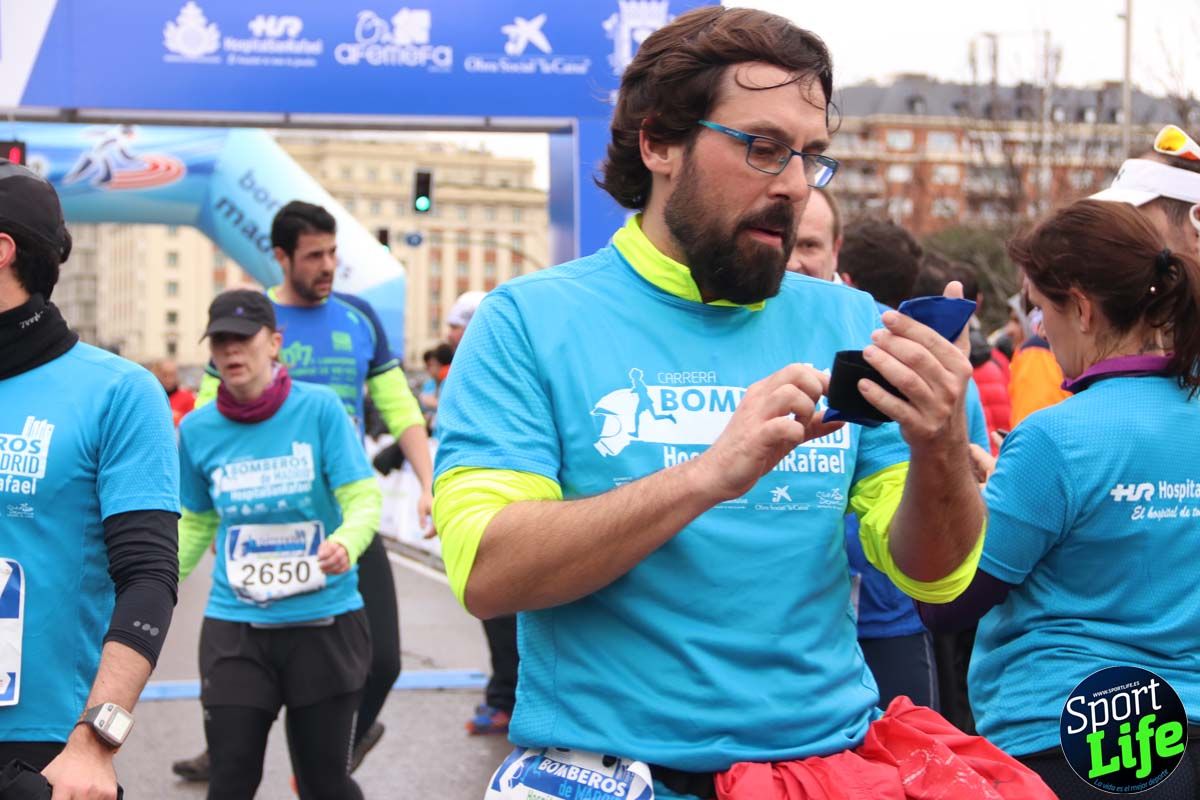 Carrera de Bomberos de Madrid-Hospital San Rafael meta 7, del minuto 55 a 1h