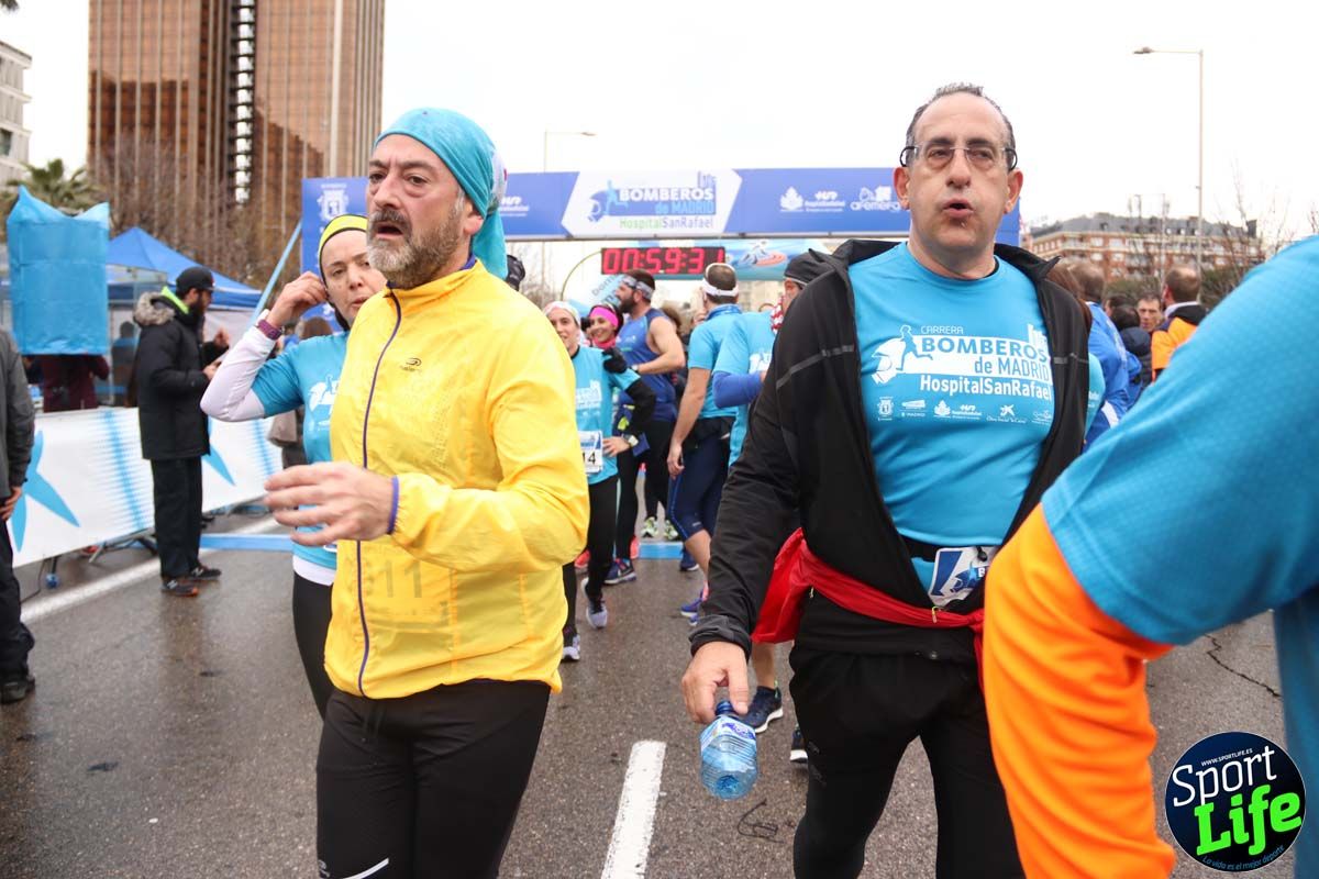 Carrera de Bomberos de Madrid-Hospital San Rafael meta 7, del minuto 55 a 1h