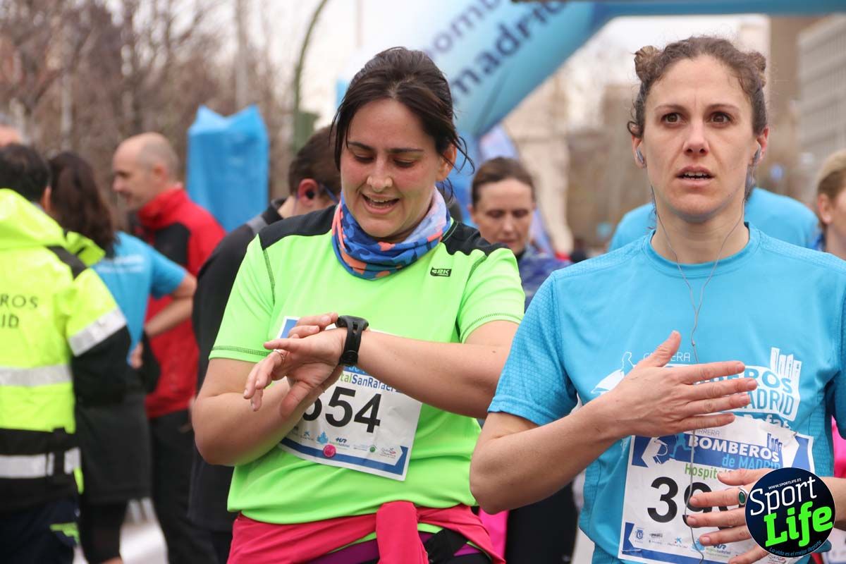 Carrera de Bomberos de Madrid-Hospital San Rafael meta 7, del minuto 55 a 1h