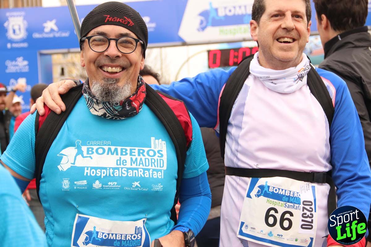 Carrera de Bomberos de Madrid-Hospital San Rafael meta 7, del minuto 55 a 1h