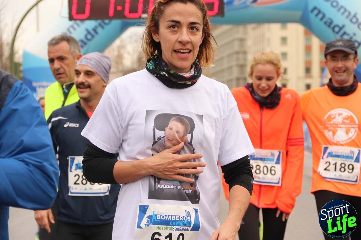 Carrera de Bomberos de Madrid-Hospital San Rafael meta 7, del minuto 55 a 1h