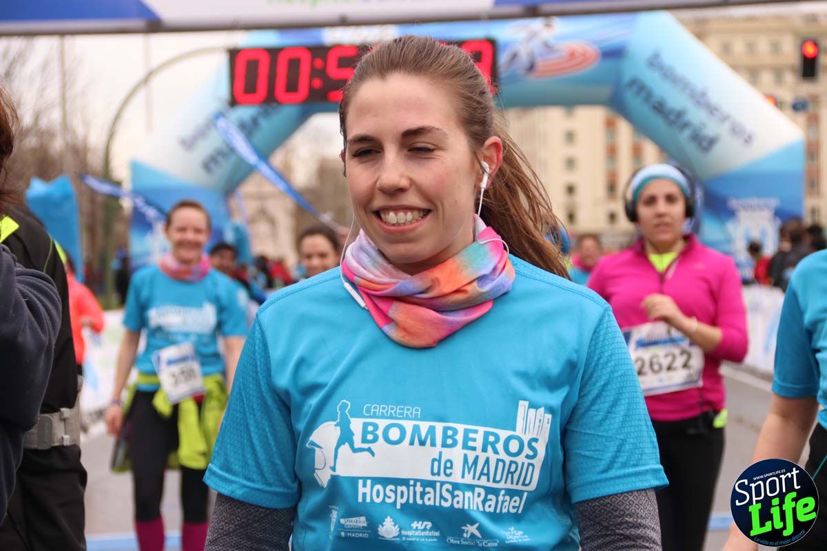 Carrera de Bomberos de Madrid-Hospital San Rafael meta 7, del minuto 55 a 1h