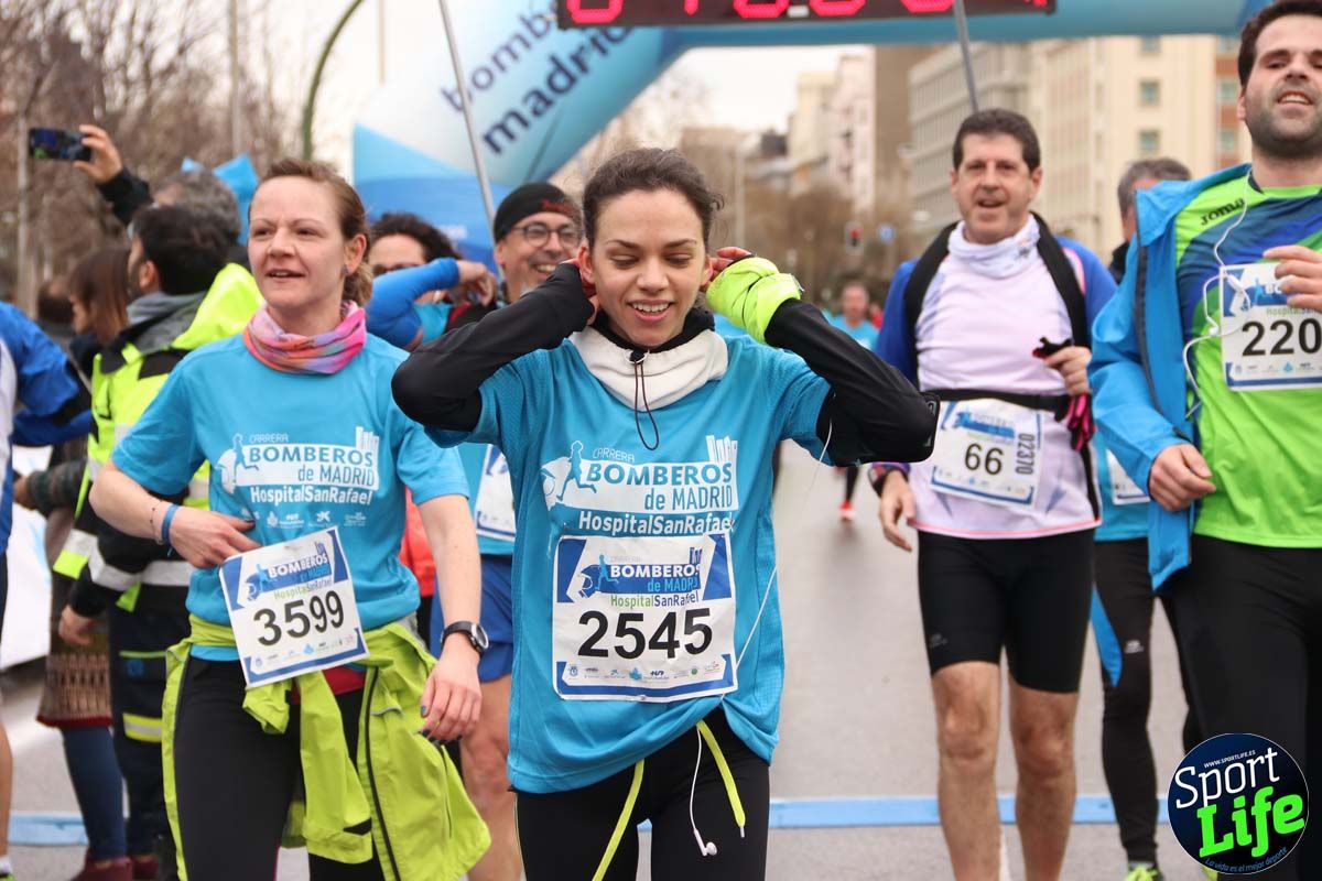 Carrera de Bomberos de Madrid-Hospital San Rafael meta 7, del minuto 55 a 1h