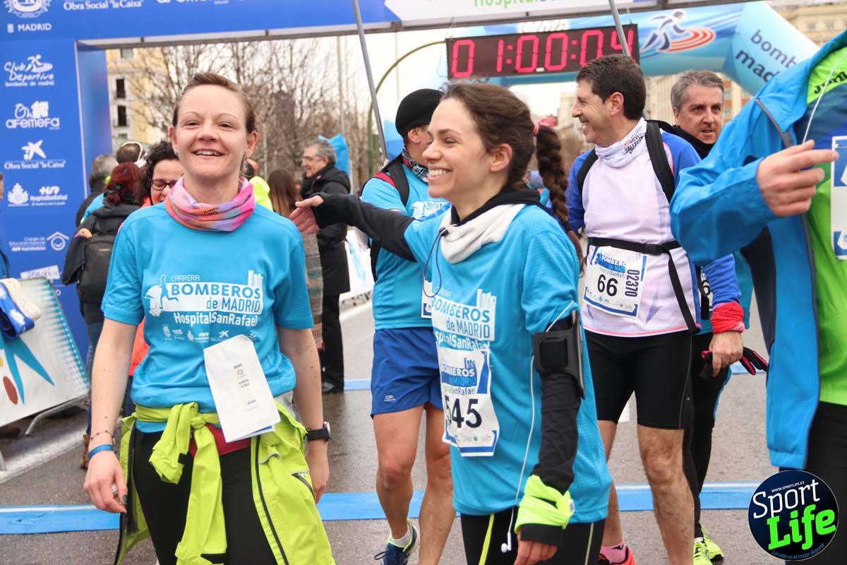 Carrera de Bomberos de Madrid-Hospital San Rafael meta 7, del minuto 55 a 1h