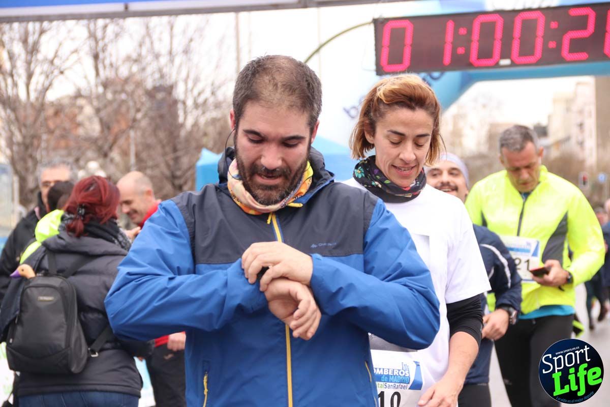Carrera de Bomberos de Madrid-Hospital San Rafael meta 7, del minuto 55 a 1h