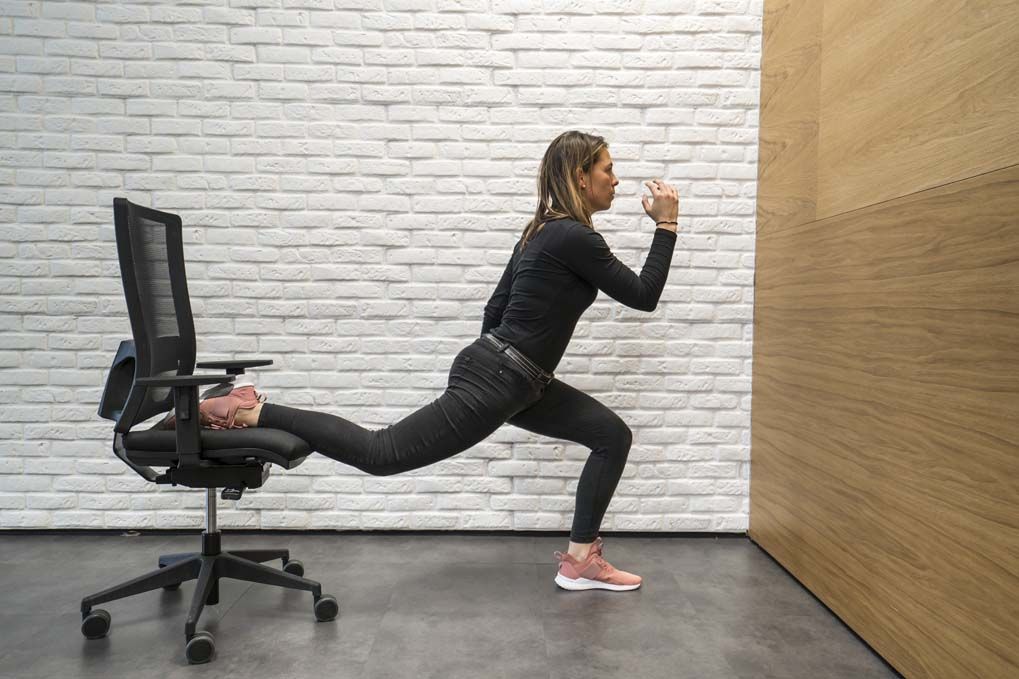 El circuito para entrenar en la oficina