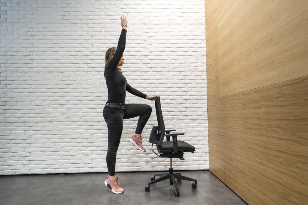 El circuito para entrenar en la oficina