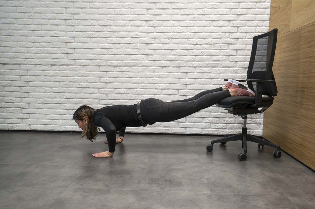 El circuito para entrenar en la oficina