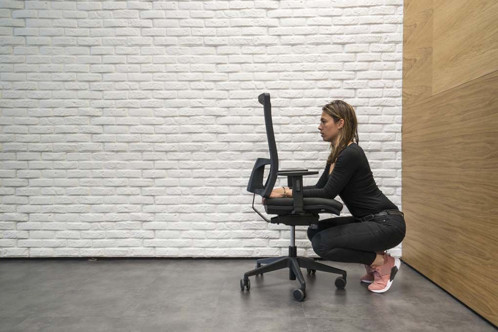 El circuito para entrenar en la oficina
