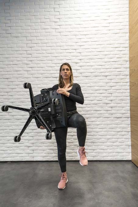 El circuito para entrenar en la oficina