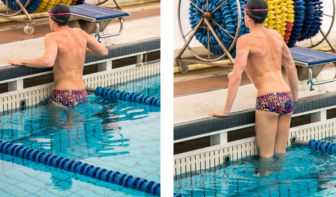 5 ejercicios para entrenar fuerza en la piscina