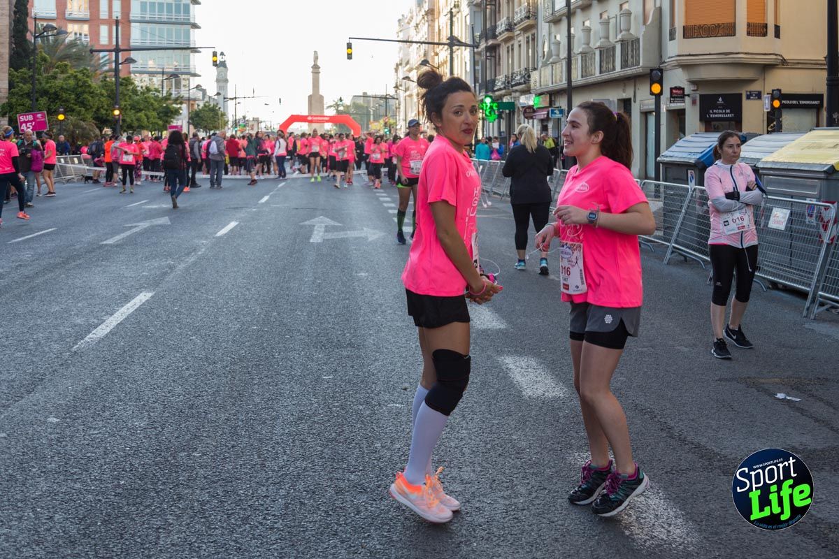 Carrera de la mujer Valencia 2018_ambiente salida