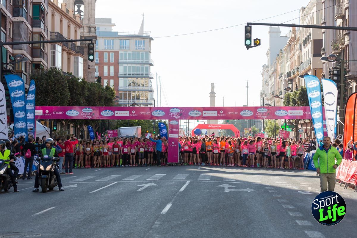 Carrera de la mujer Valencia 2018_ambiente salida
