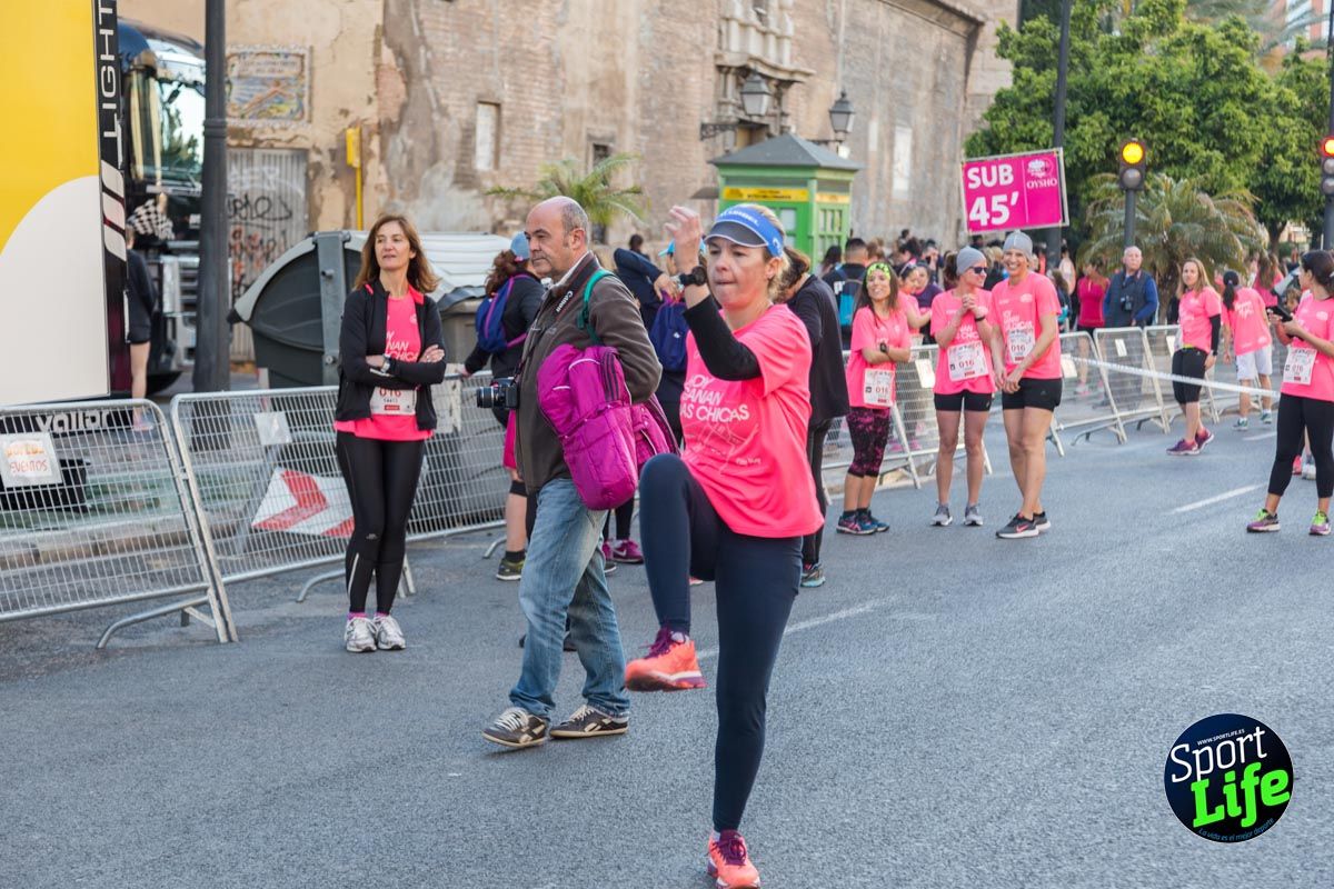Carrera de la mujer Valencia 2018_ambiente salida