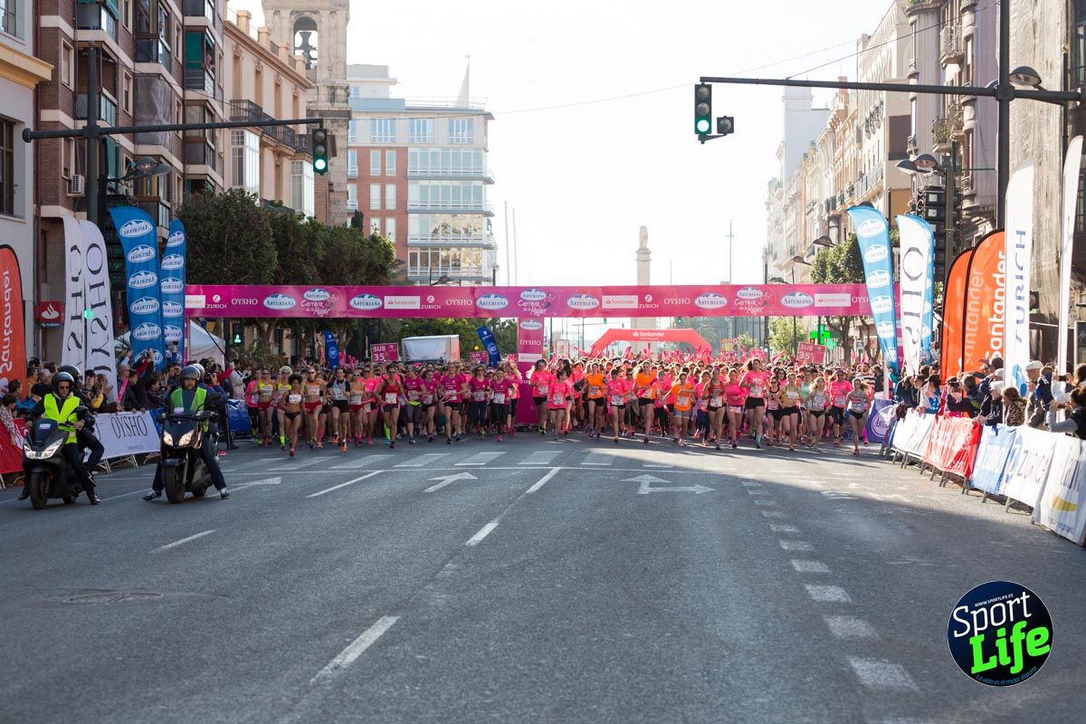 Carrera de la mujer Valencia 2018_ambiente salida