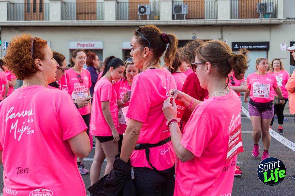 Carrera de la mujer Valencia 2018_ambiente salida