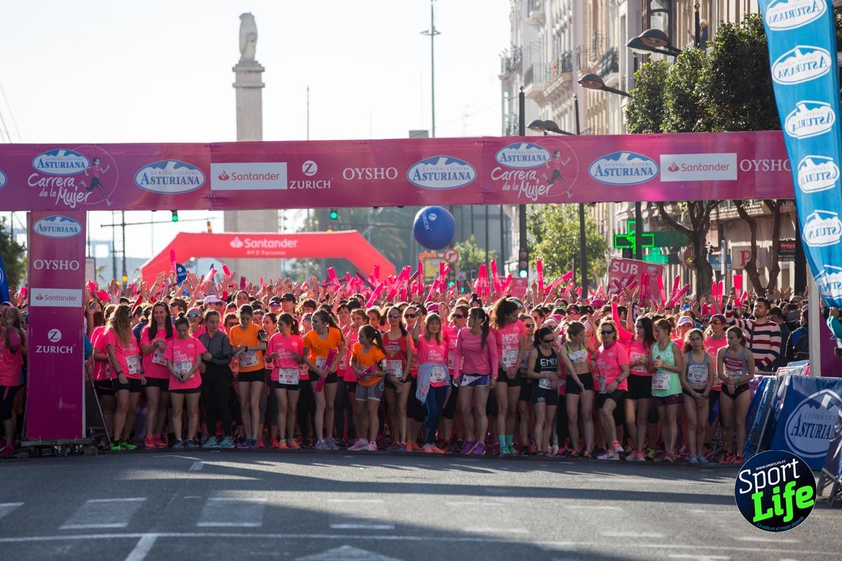 Carrera de la mujer Valencia 2018_ambiente salida