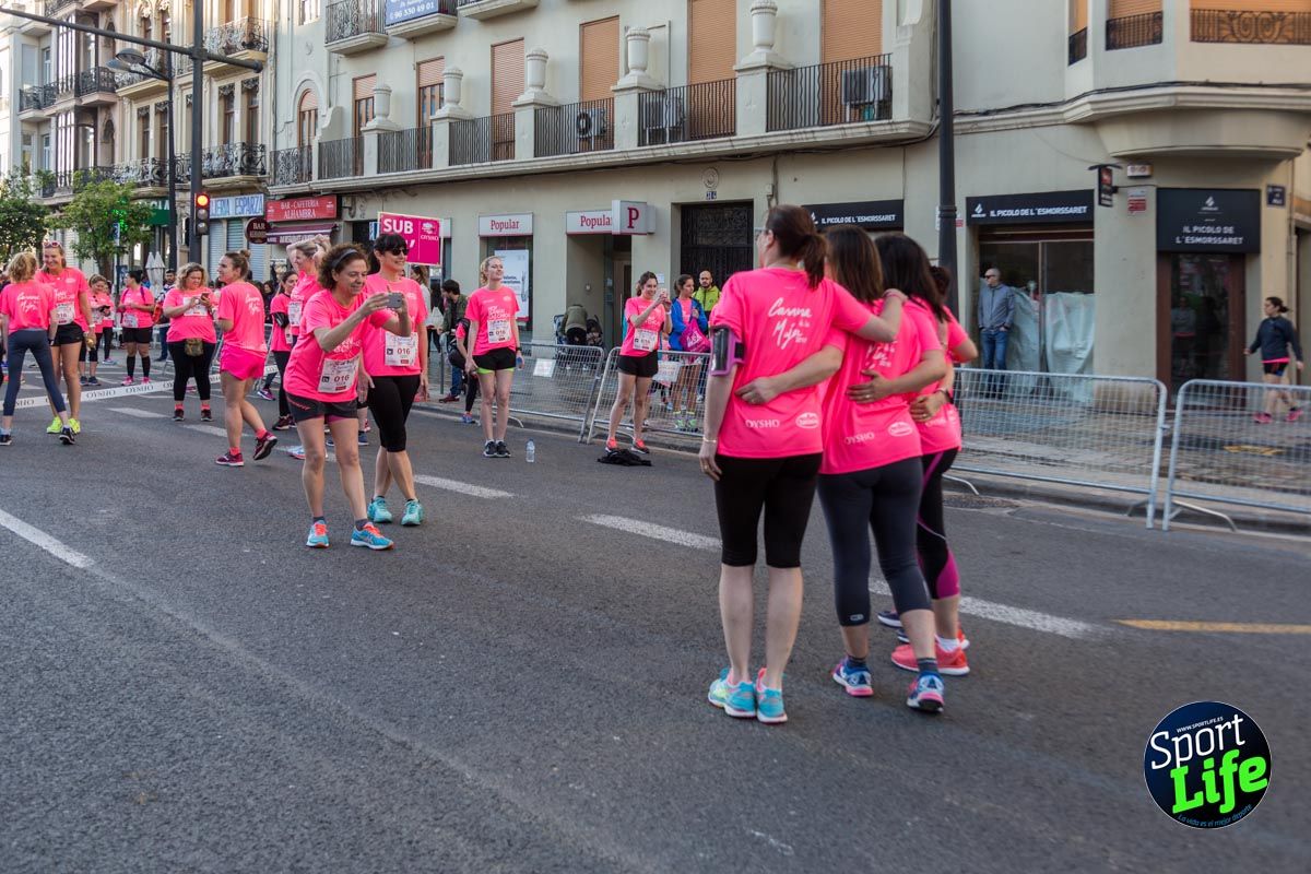 Carrera de la mujer Valencia 2018_ambiente salida