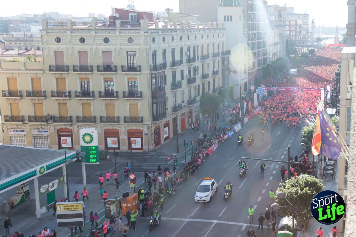 Carrera de la mujer Valencia 2018_ambiente salida