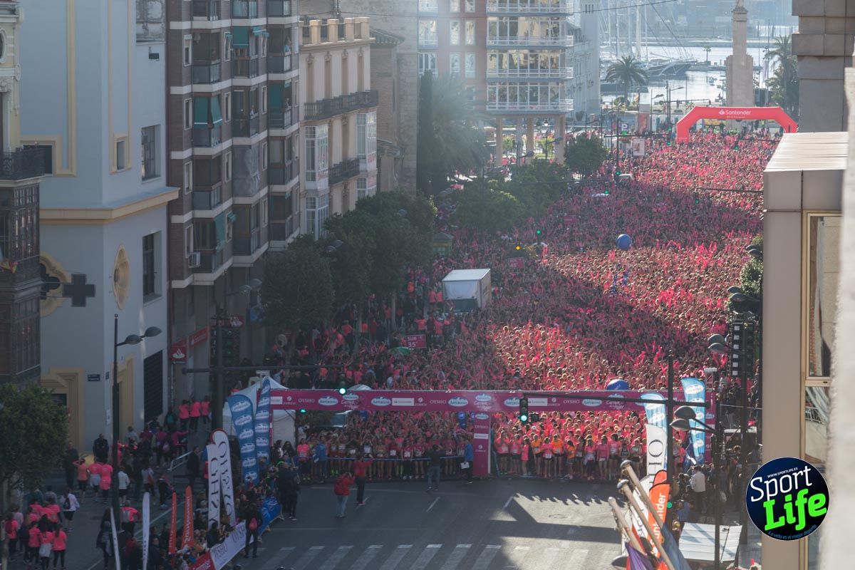 Carrera de la mujer Valencia 2018_ambiente salida