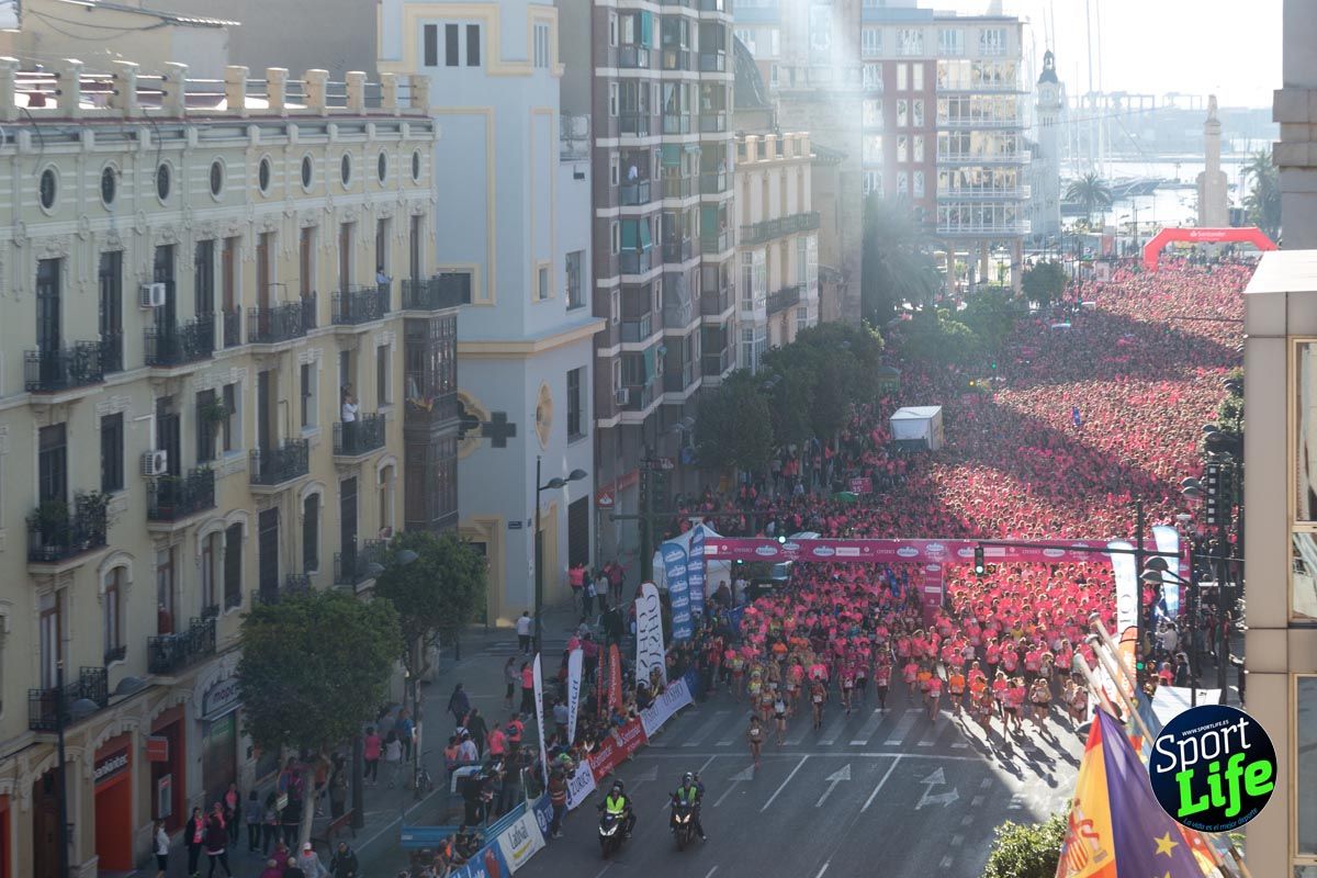 Carrera de la mujer Valencia 2018_ambiente salida
