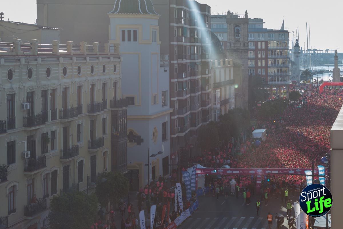 Carrera de la mujer Valencia 2018_ambiente salida