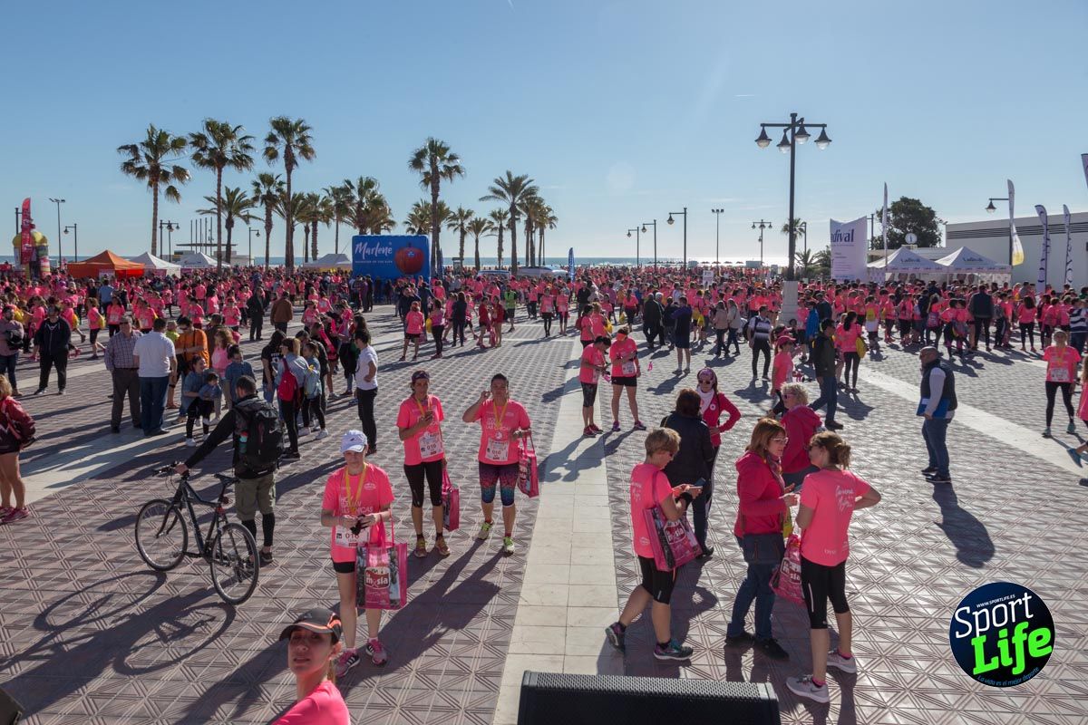 Carrera de la mujer Valencia 2018_ambiente salida