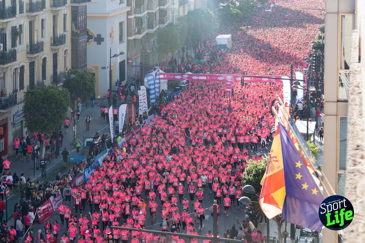 Carrera de la mujer Valencia 2018_ambiente salida