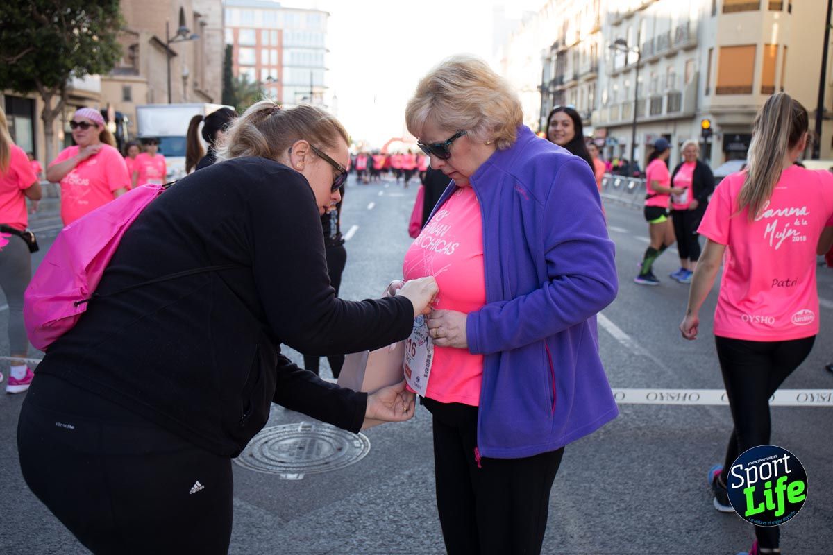 Carrera de la mujer Valencia 2018_ambiente salida