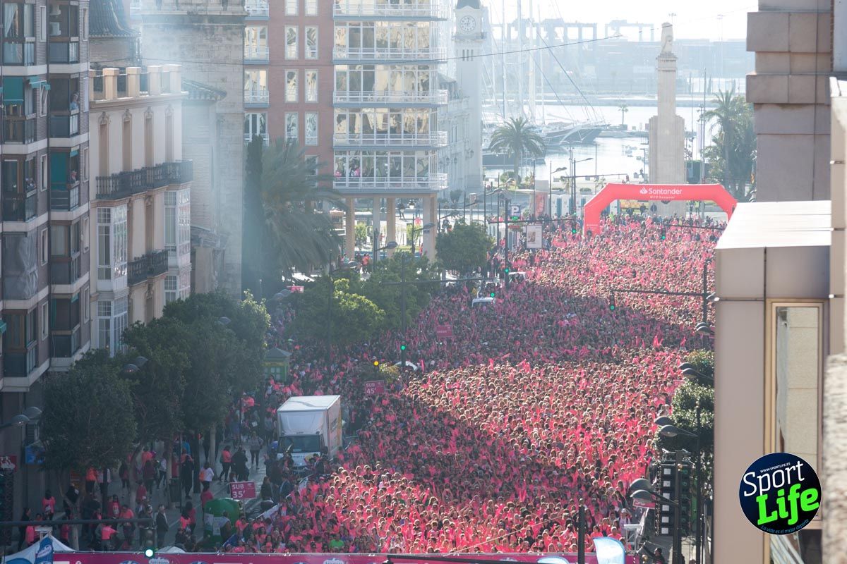 Carrera de la mujer Valencia 2018_ambiente salida