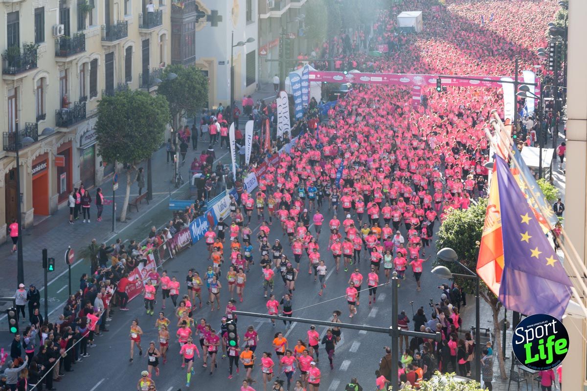 Carrera de la mujer Valencia 2018_ambiente salida