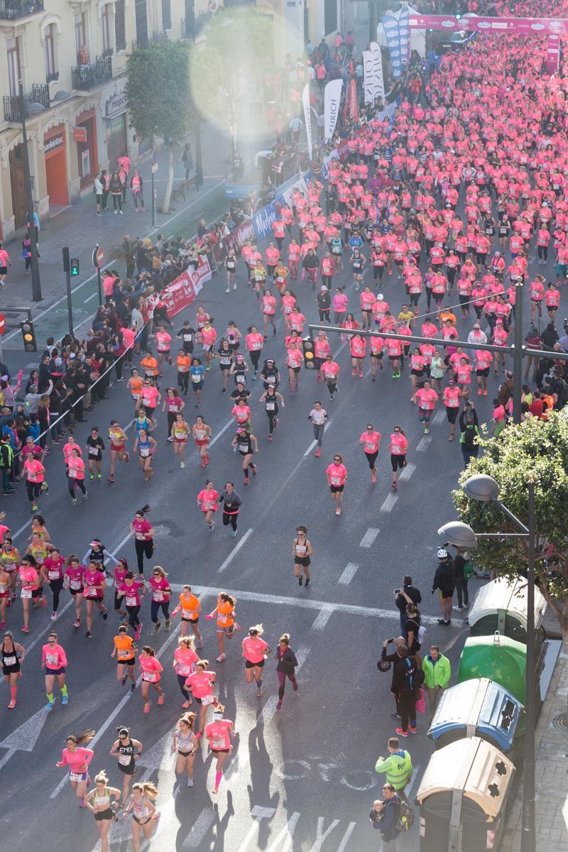 Carrera de la mujer Valencia 2018_ambiente salida