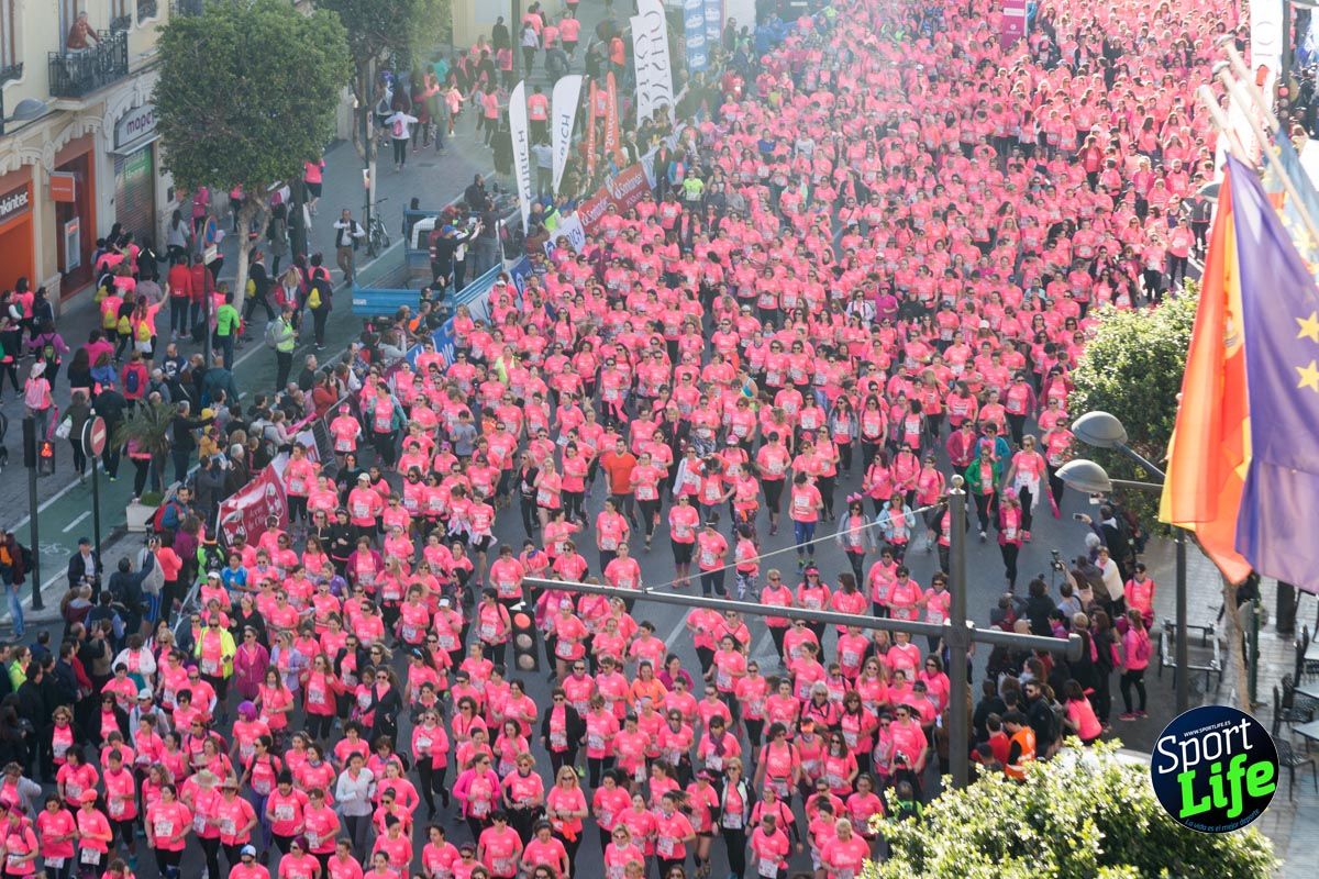 Carrera de la mujer Valencia 2018_ambiente salida