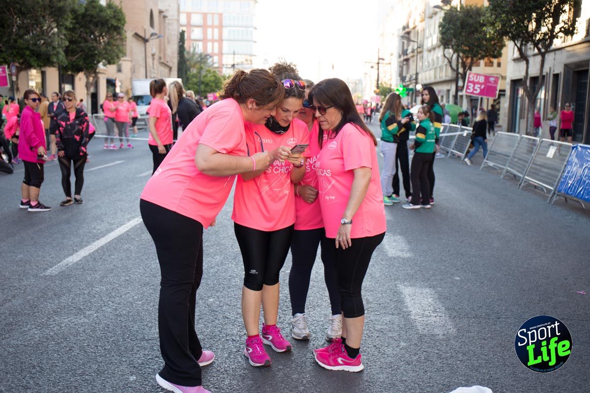 Carrera de la mujer Valencia 2018_ambiente salida